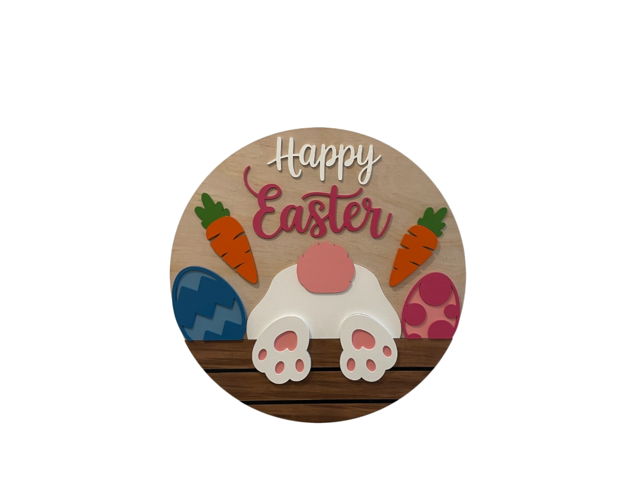 Happy Easter Sign - Cheeky Bunny