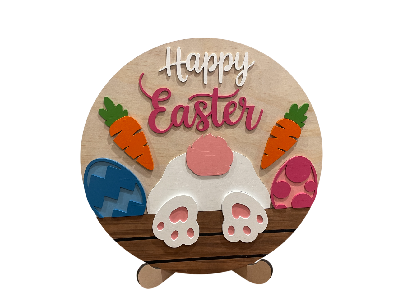 Happy Easter Sign - Cheeky Bunny