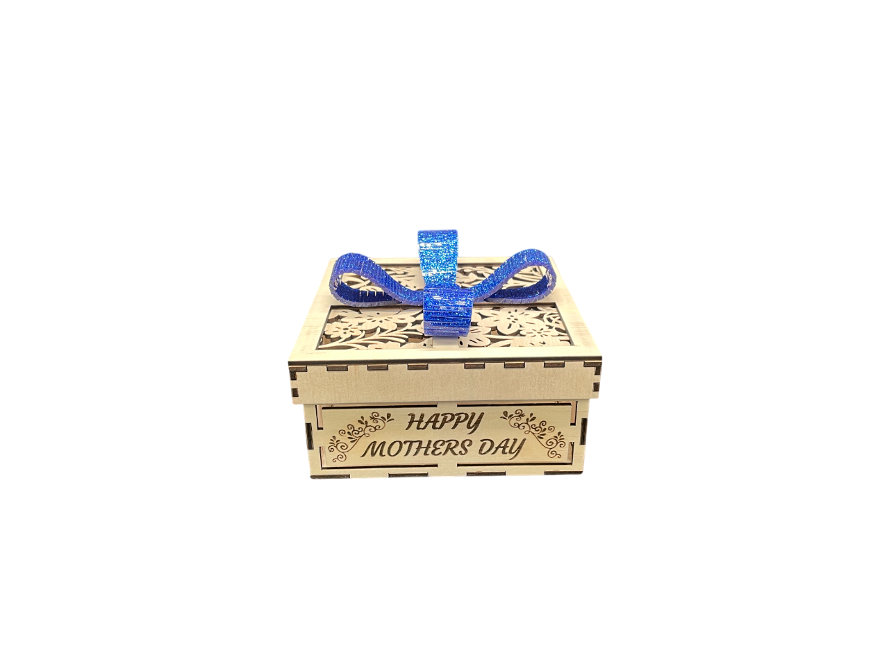 Square Gift Box With Bow - Happy Mothers Day