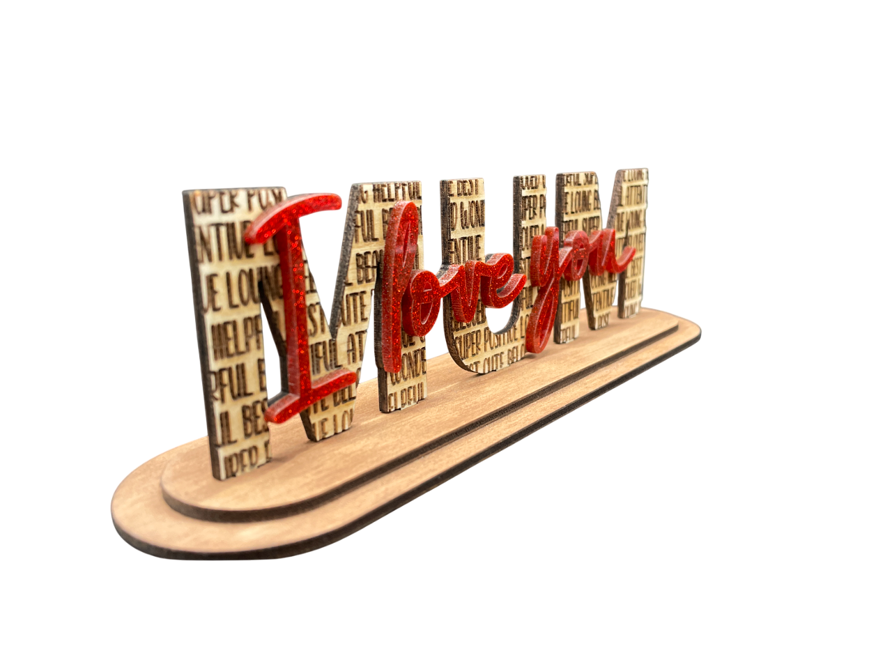 Desktop Sign - Mum I Love You