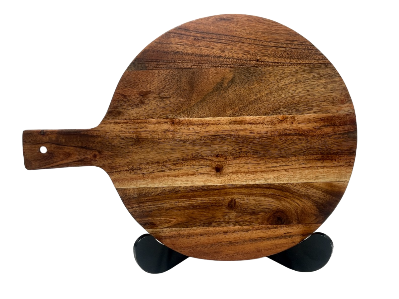 Wooden Serving Board – Your Custom Design 300mm | Laser-Etched Round Charcuterie & Cheese Board