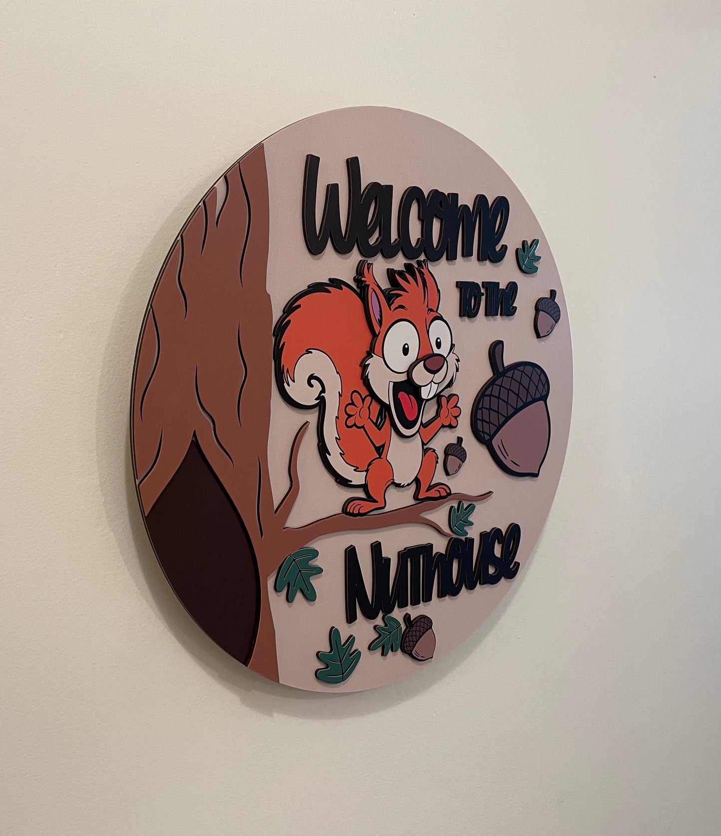 “Welcome to the Nuthouse” Sign