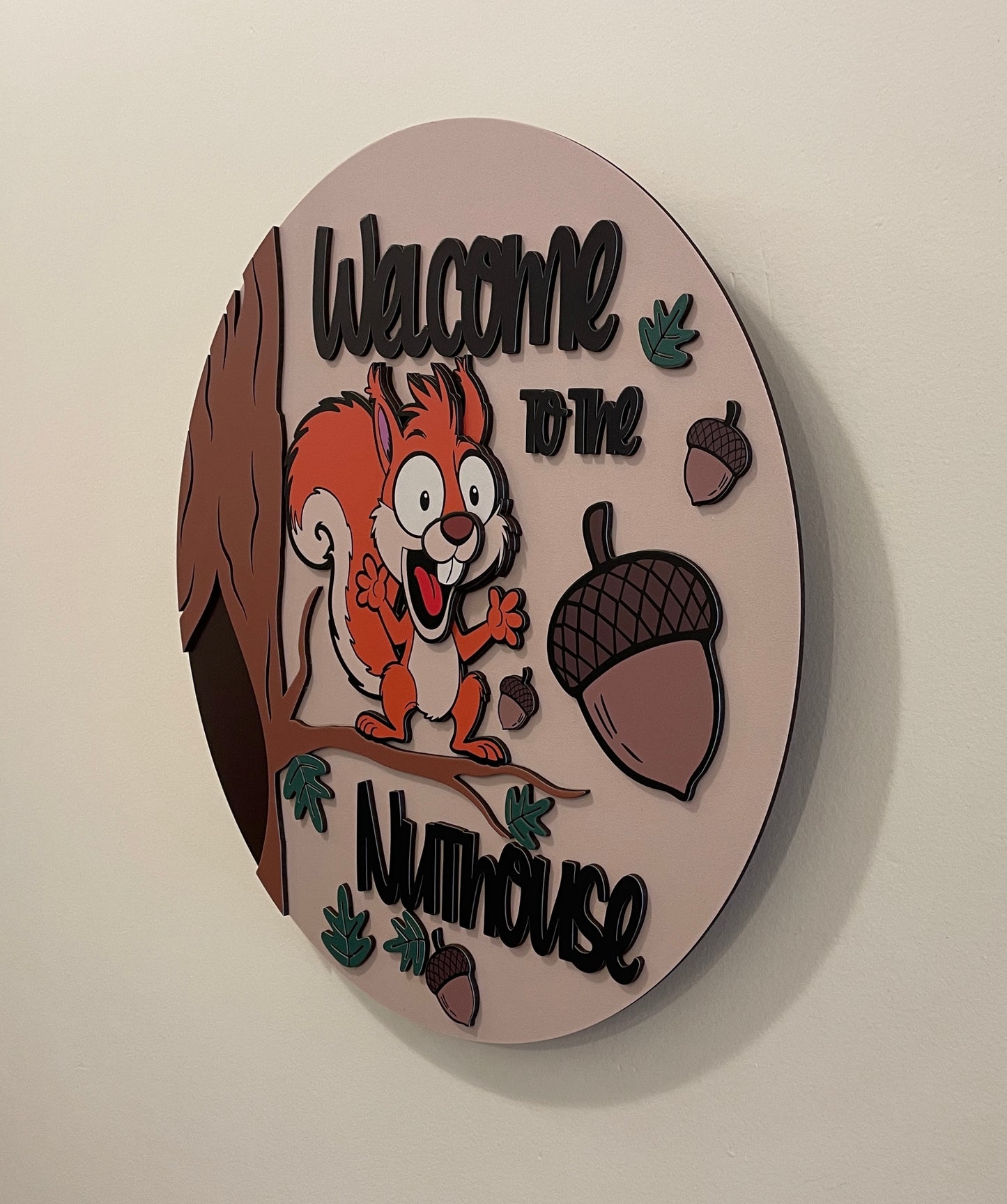 “Welcome to the Nuthouse” Sign