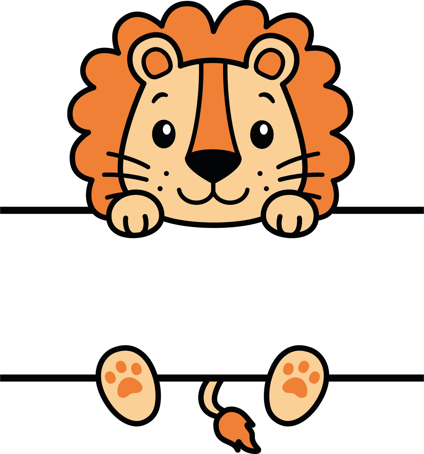 Personalised Safari Animals Name Sign | Custom Wall or Desktop Bedroom Decor