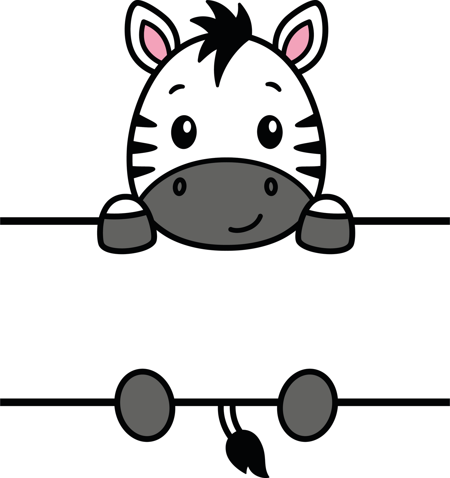 Personalised Safari Animals Name Sign | Custom Wall or Desktop Bedroom Decor